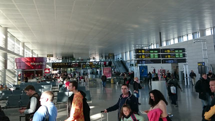 Terminal 3 en Terminal 2