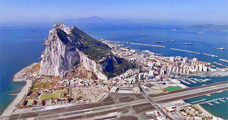 the Rock of Gibraltar