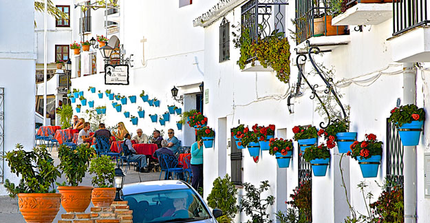 Mijas narrow streets