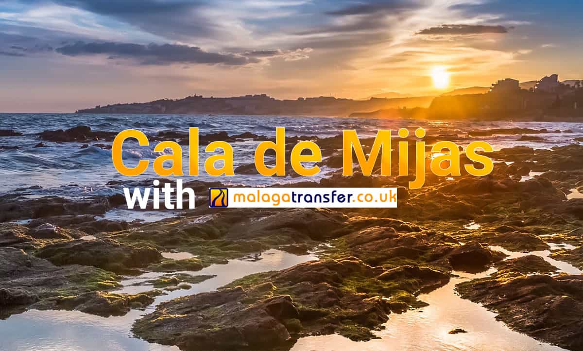 Cala de Mijas beach at sunset – perfect for Malaga in May