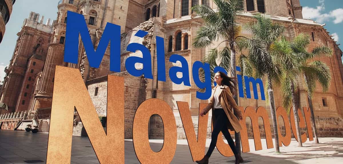 Málaga im November