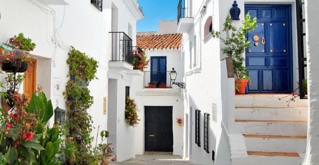 Calles del centro histórico de Nerja