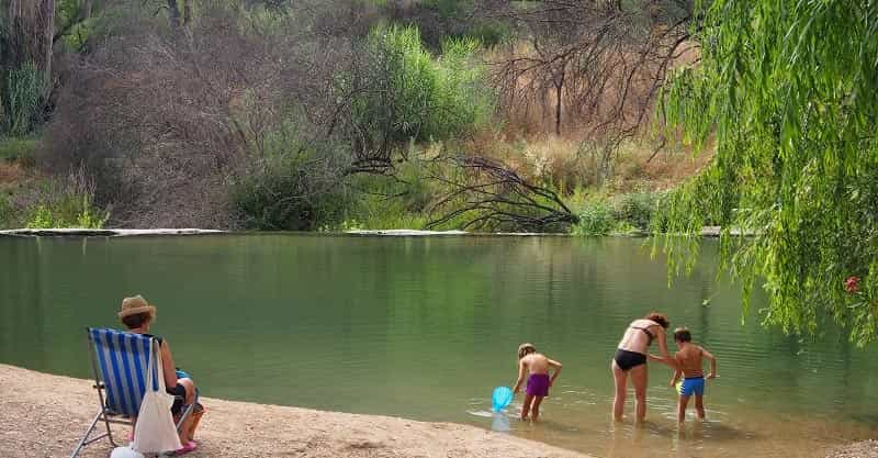 natural pool in Malaga