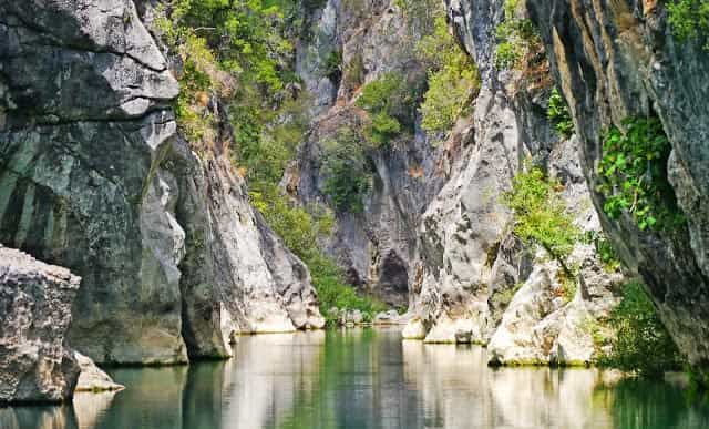 natural pond of Charco del Moro in Malaga