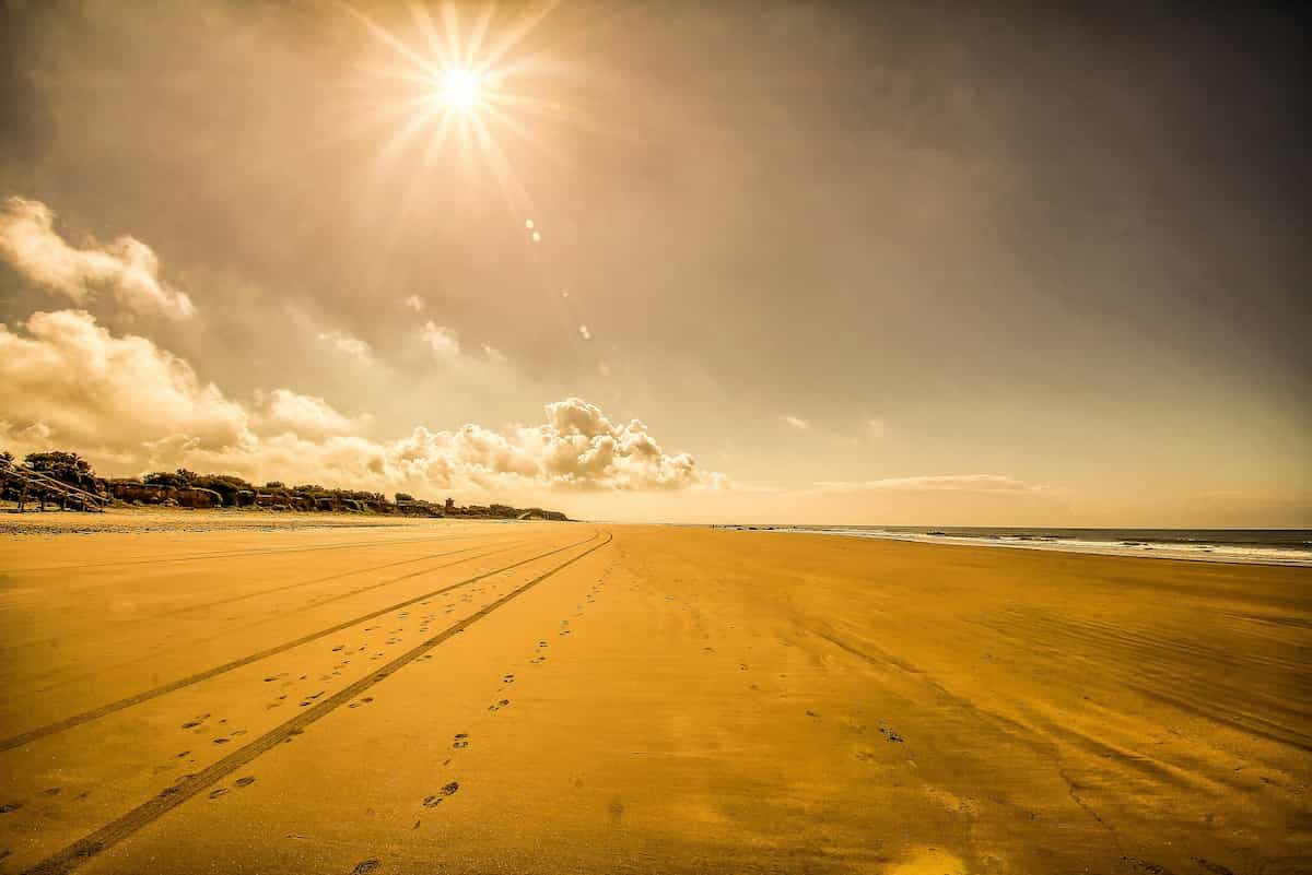 Playa de Chipiona en Cádiz