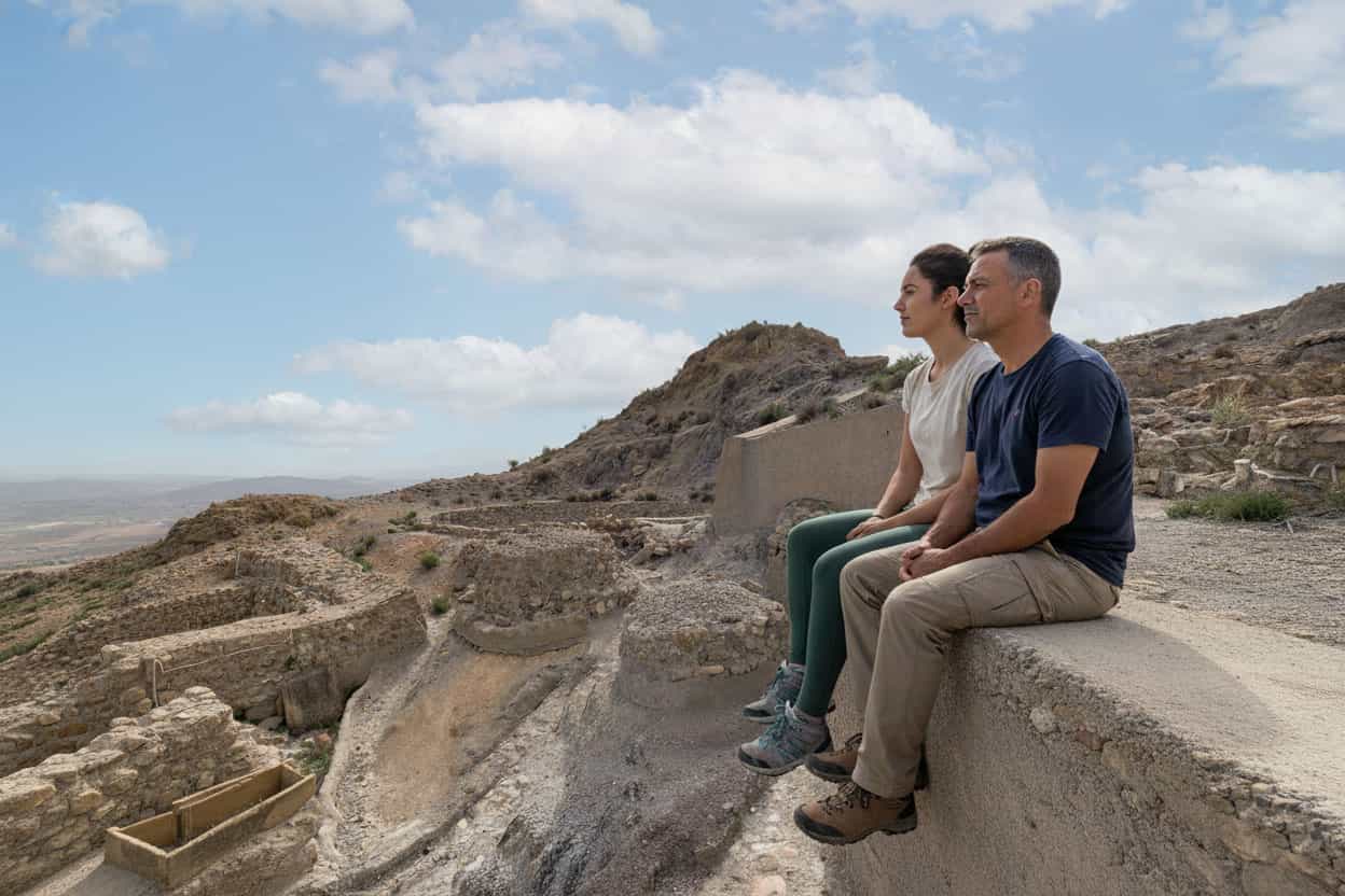Visitando Yacimiento Arqueológico en Cuevas de Almanzora