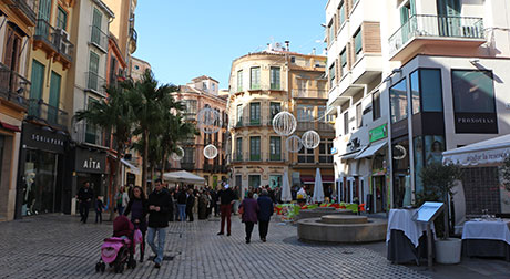 Imagen del centro de Málaga